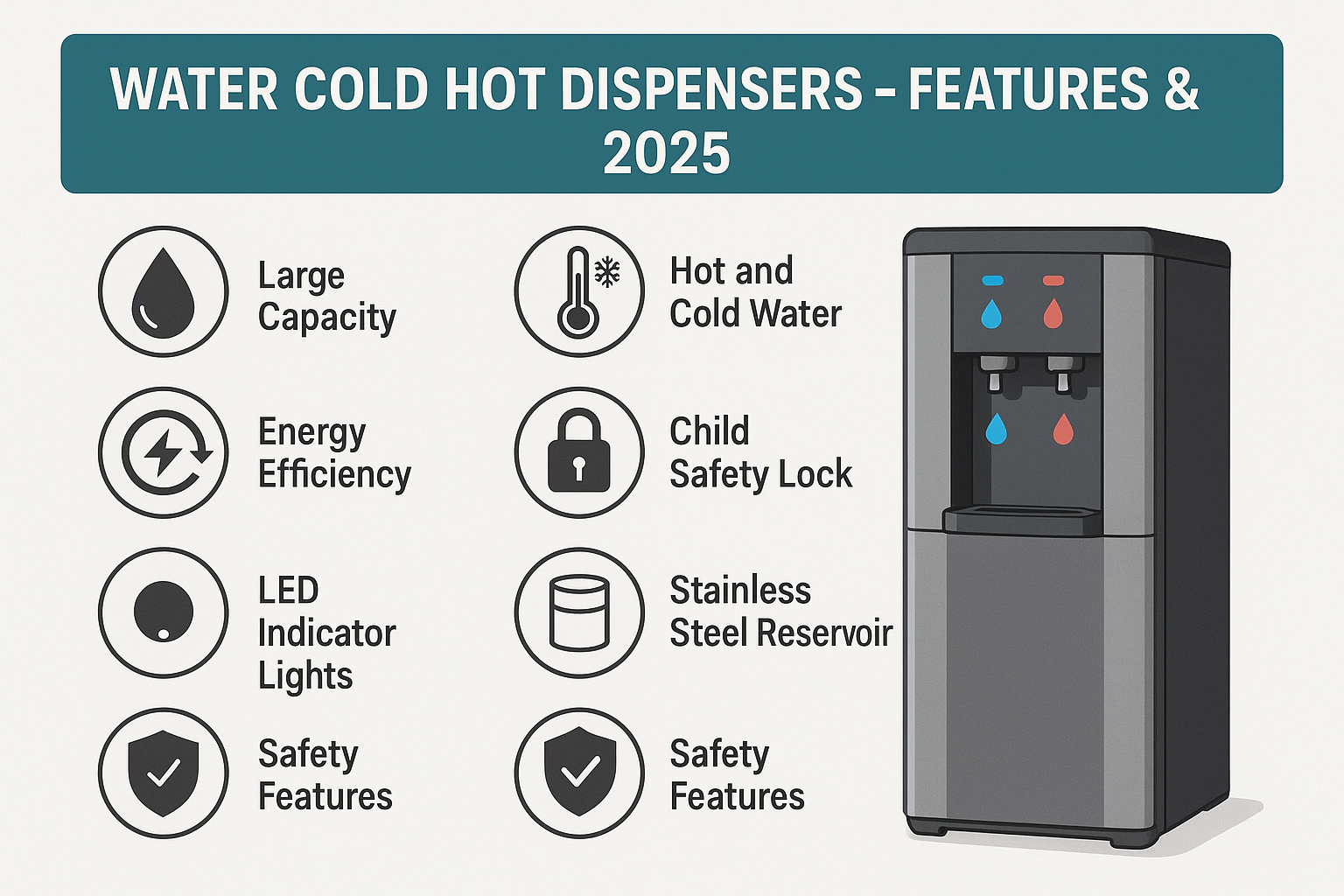 Water Cold Hot Dispensers – Features & Prices 2025