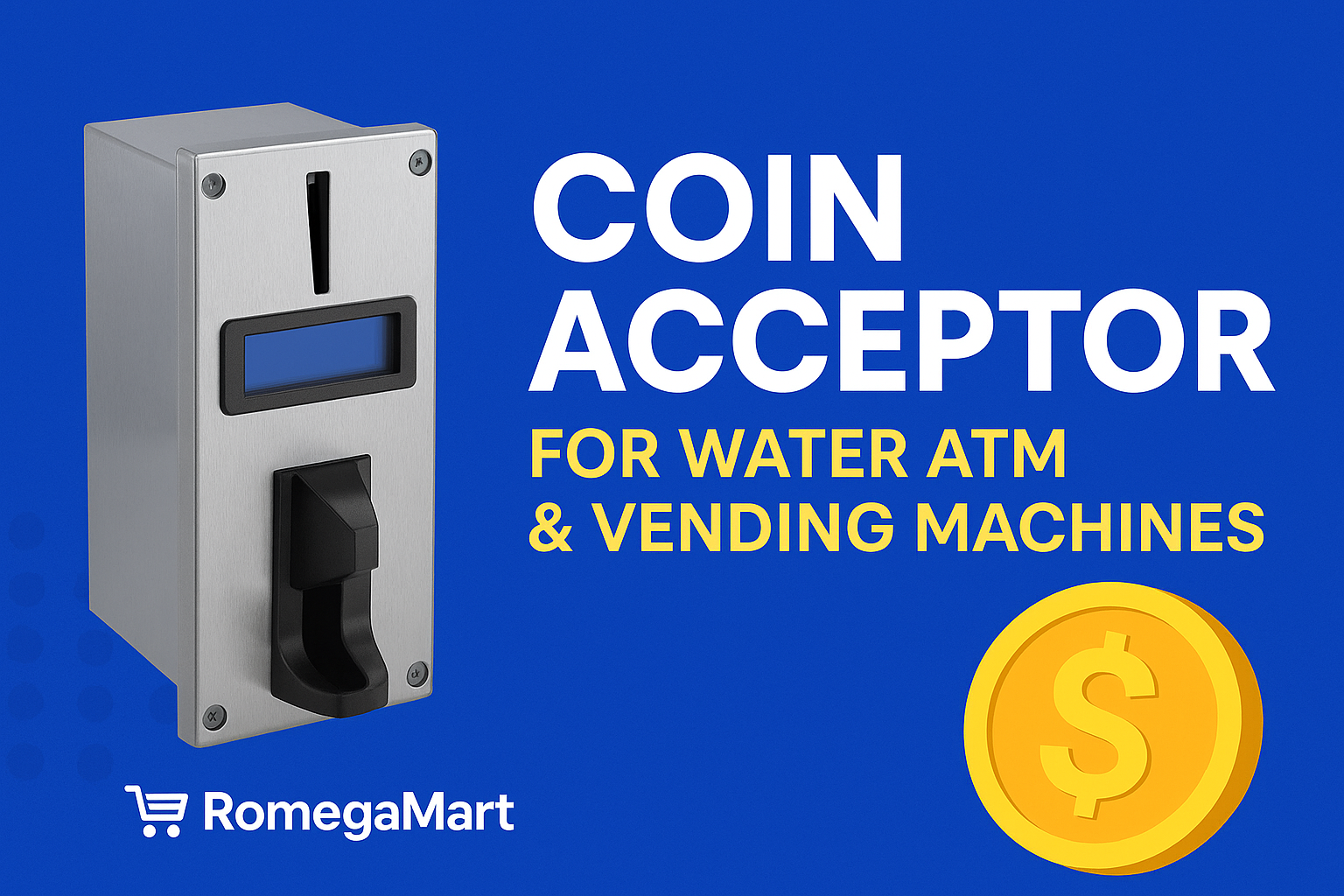 Coin Acceptor for Water ATM & Vending Machines | Buy Best Coin Acceptors in India – Romegamart