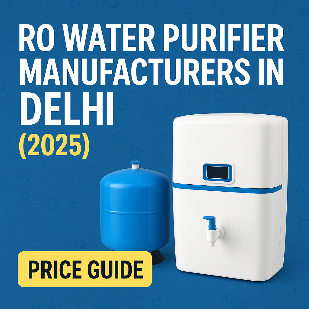 RO Water Purifier Manufacturers in Delhi (2025) | Top RO Companies in India & Price Guide