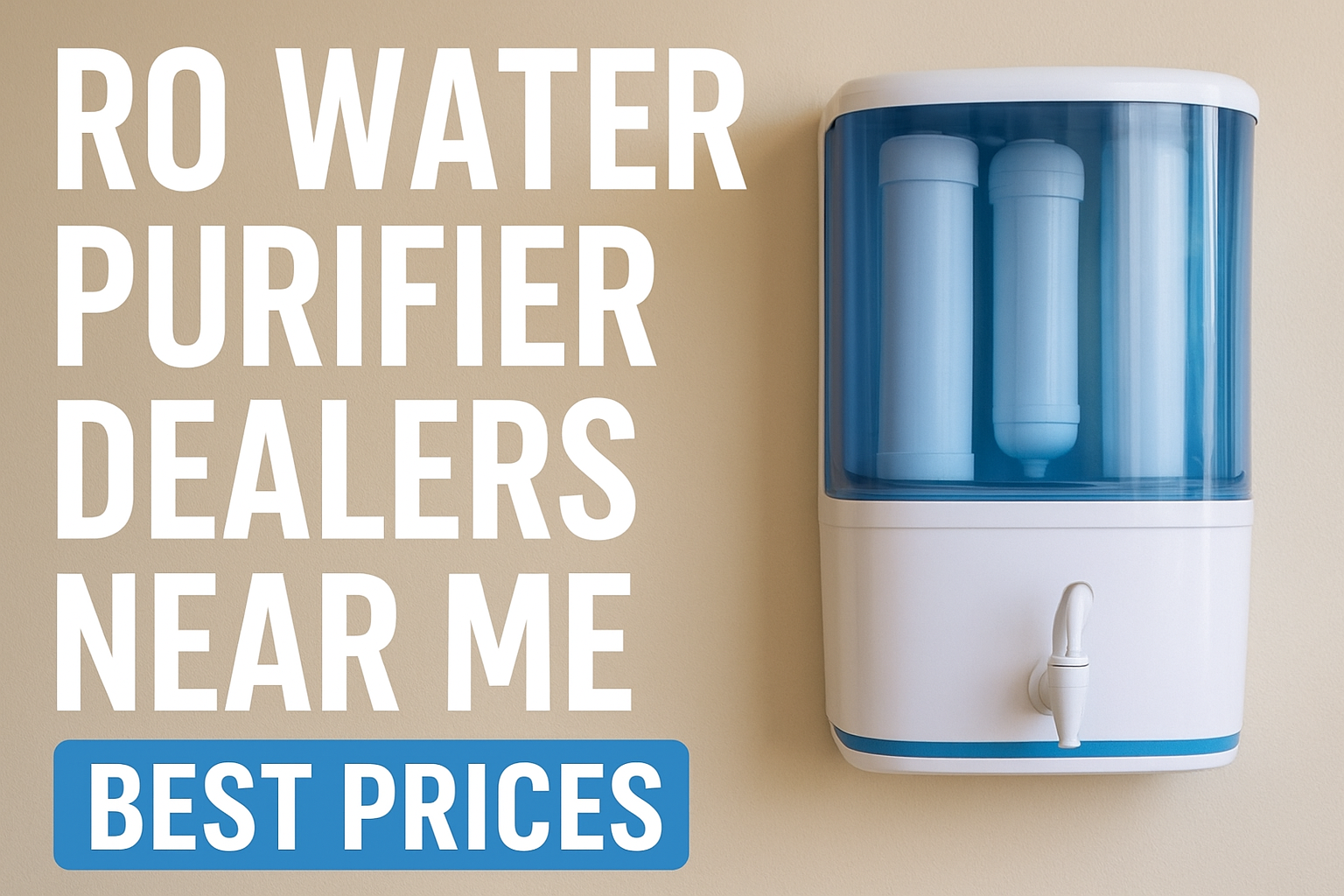 RO Water Purifier Dealers Near Me – Best Prices & Trusted Options in Delhi (2025 Guide)