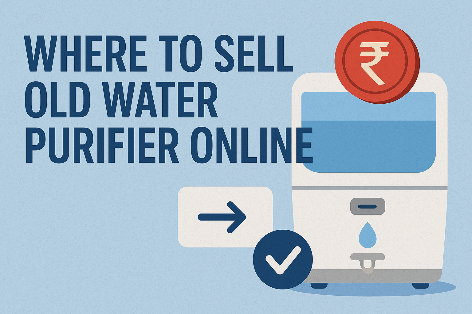 Where to Sell Old Water Purifier Online in India 