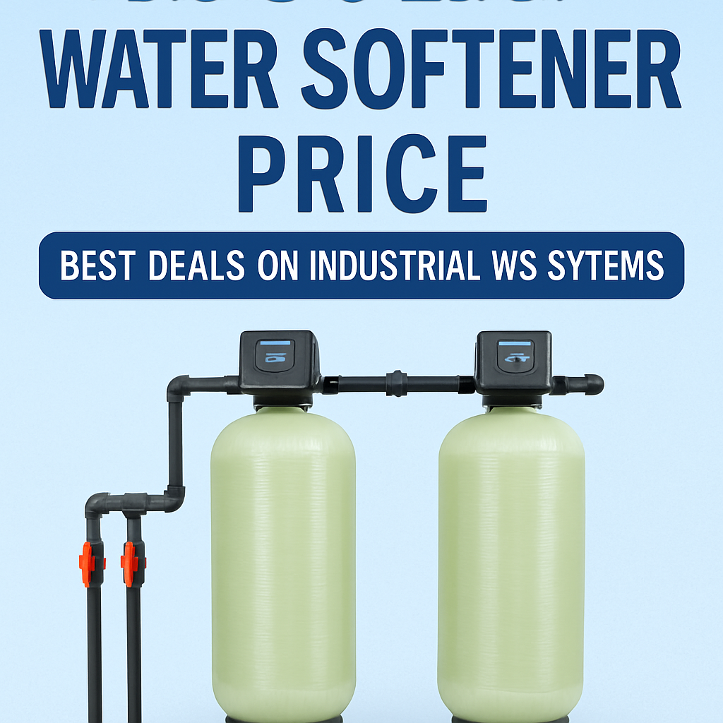1000 LPH Water Softener Price  – Best Deals on Industrial WS Systems