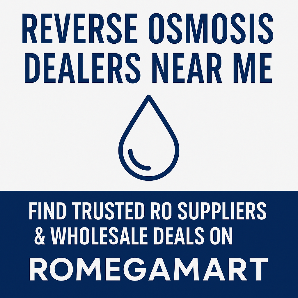 Reverse Osmosis Dealers Near Me: Find Trusted RO Suppliers & Wholesale Deals on Romegamart