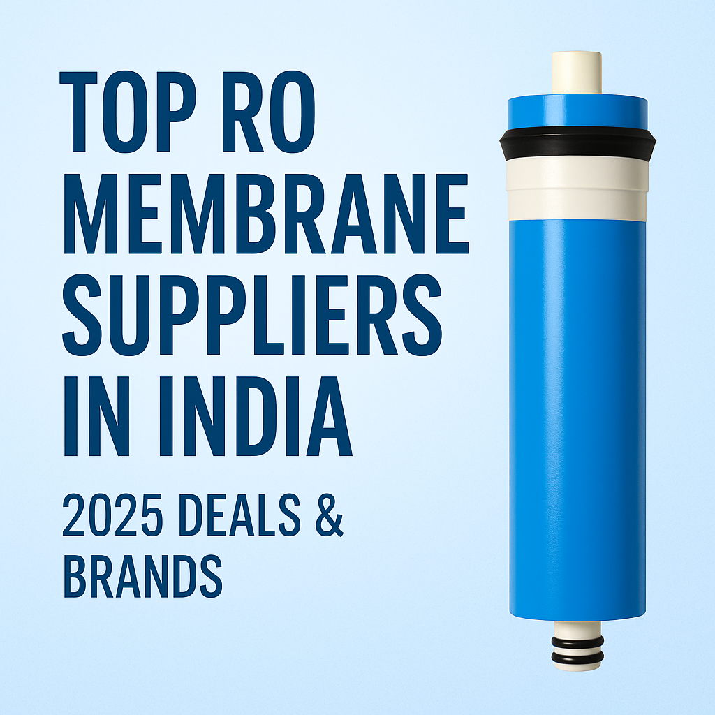 Top RO Membrane Suppliers in India (2025) – Trusted Brands for Domestic & Industrial Use