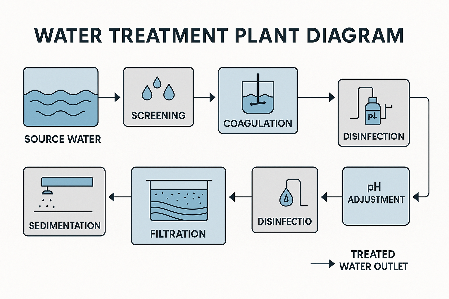 Water Treatment Plant Diagram: Complete Process, Components & Best Systems