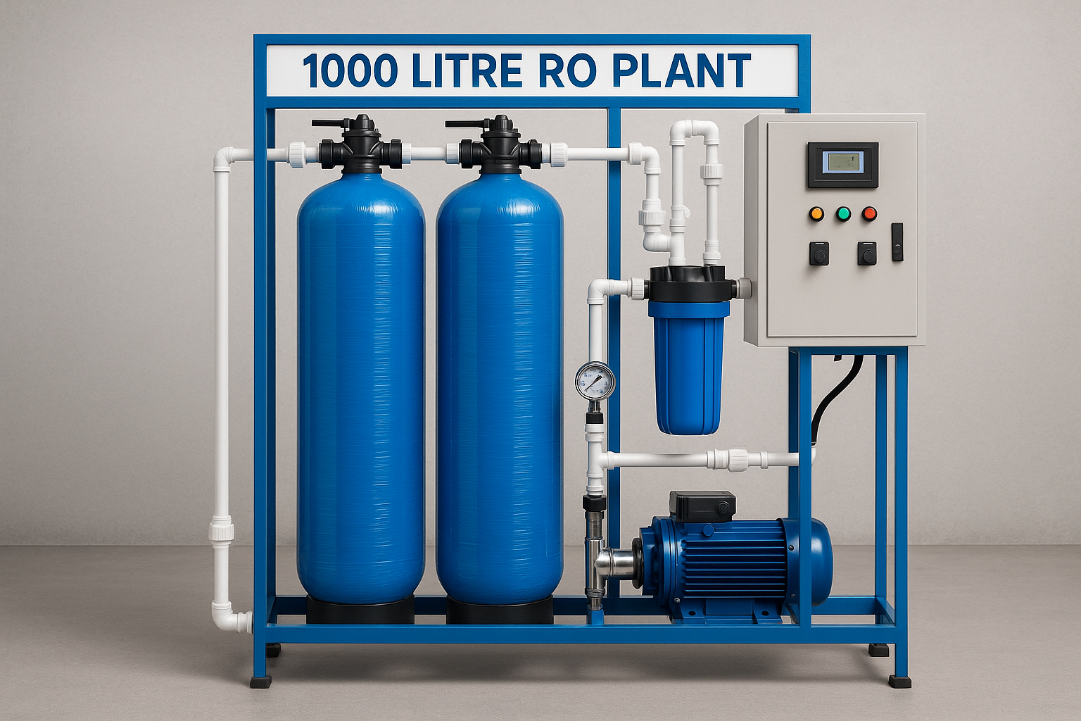 1000 Litre RO Plant Price in India (2025):  Guide to Specifications, Quotations & Cost