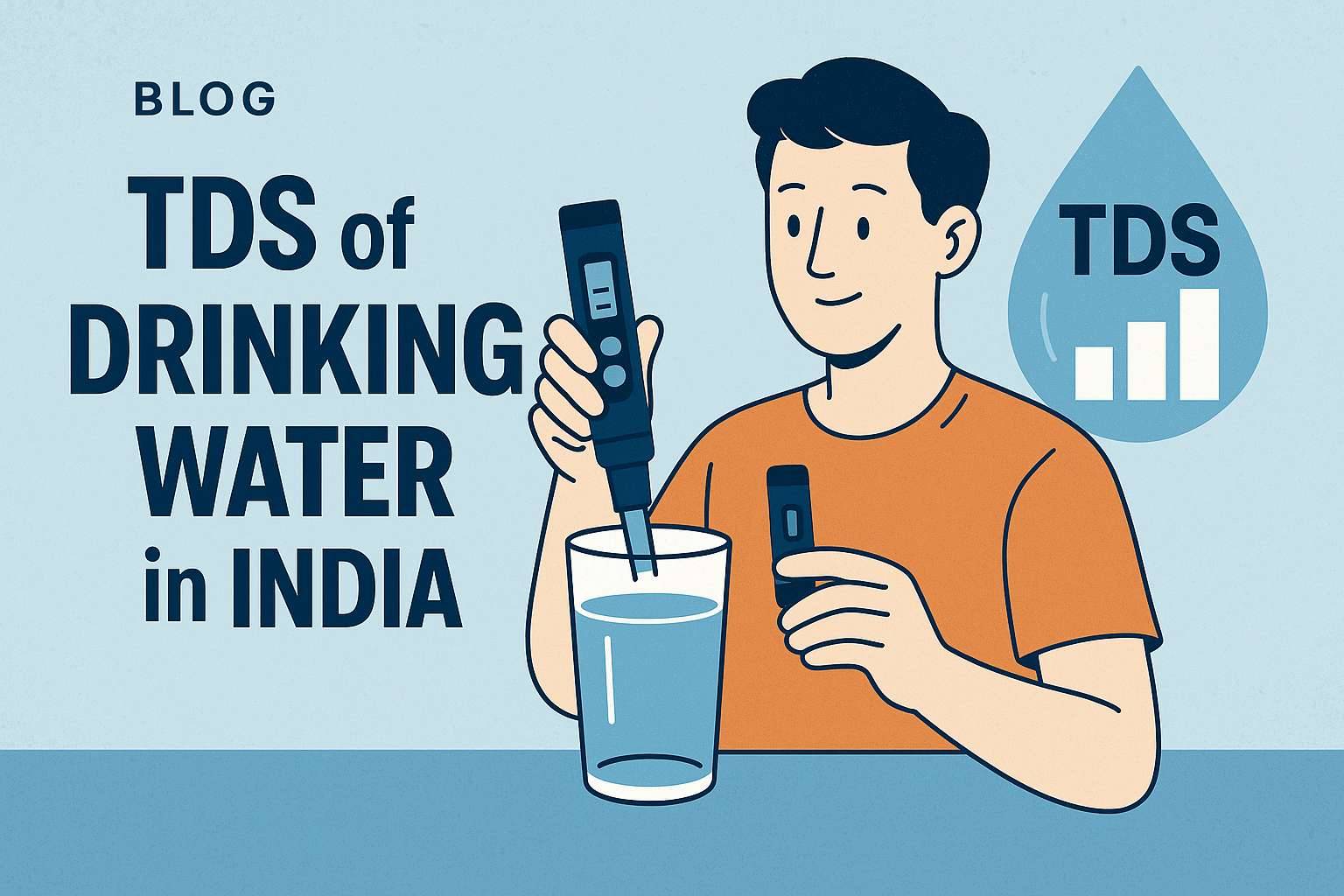 TDS of drinking water in India