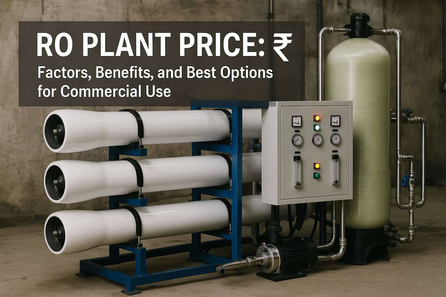  RO Plant Price: Factors, Benefits, and Best Options for Commercial Use