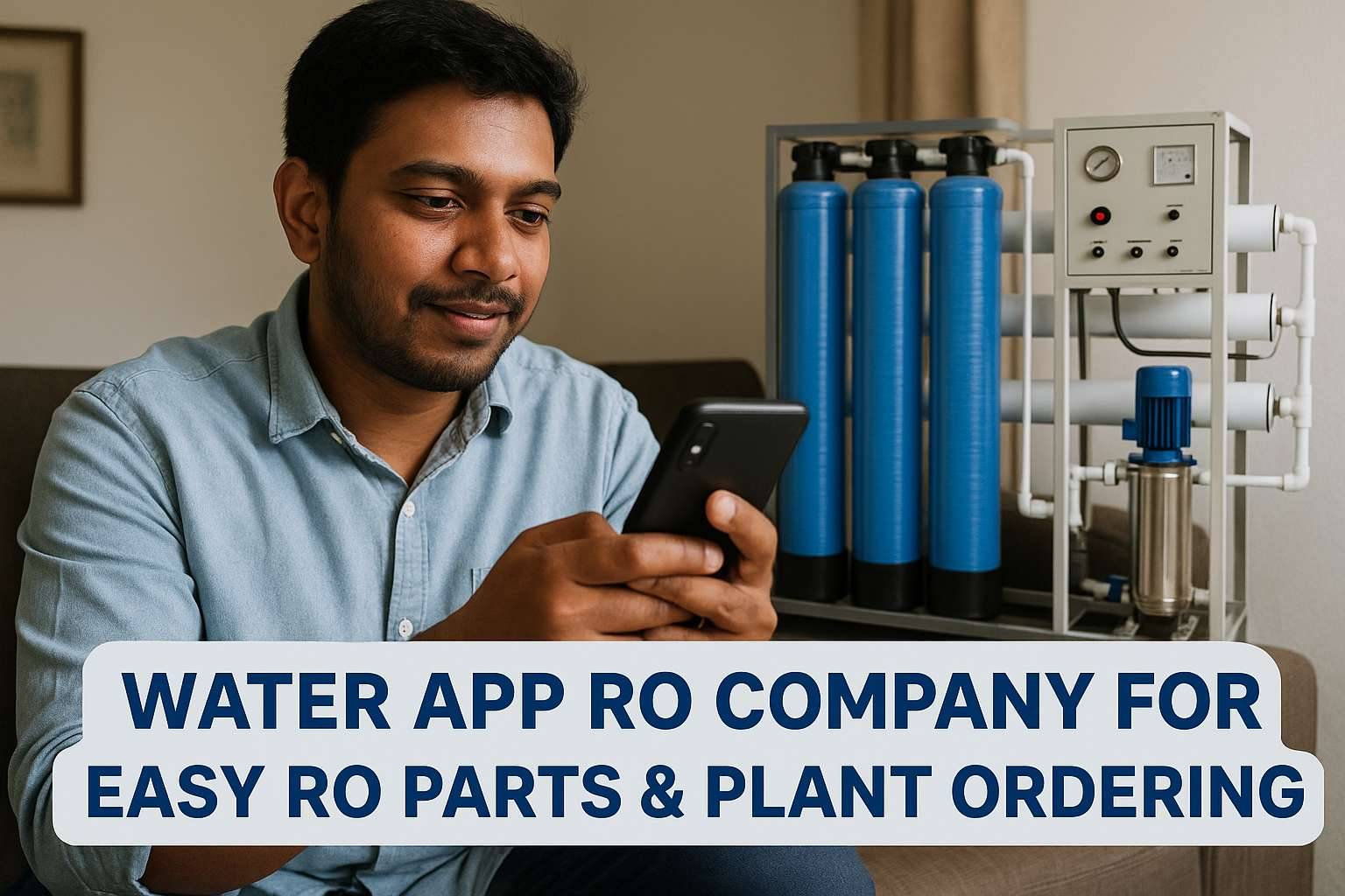 Water App RO Company for Easy RO Parts & Plant Ordering