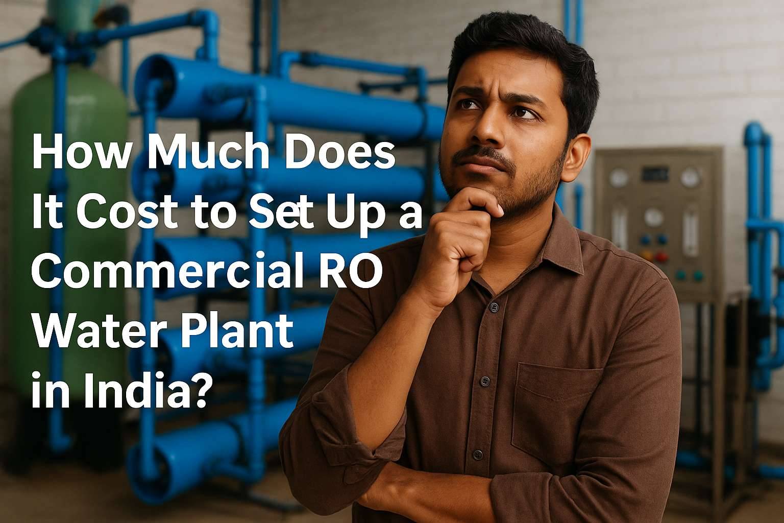 How Much Investment Is Required For a Commercial RO Water Plant in India?