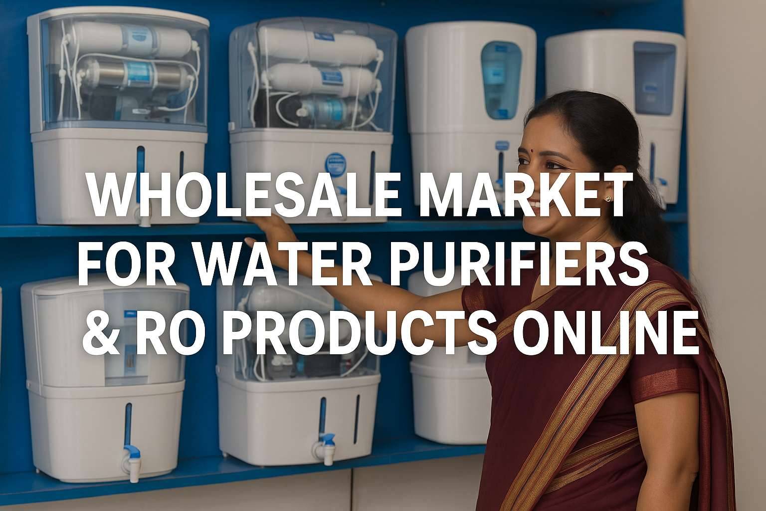 Wholesale Market for Water Purifiers & RO Products Online
