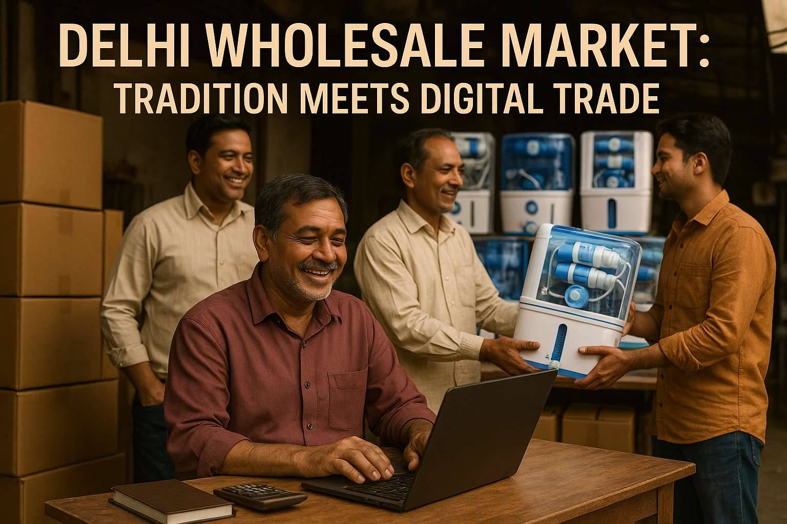 Delhi Wholesale Market - Tradition Meets Digital Trade