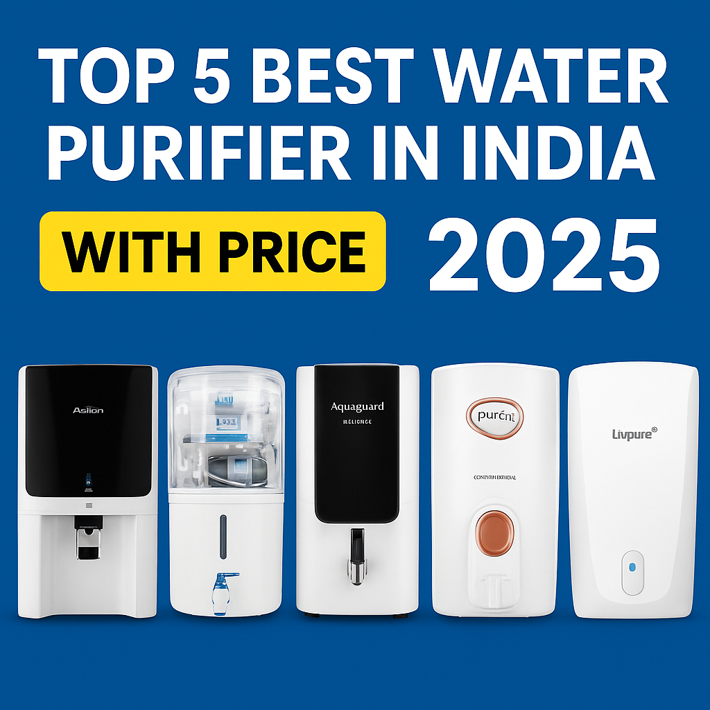 Top 5 Best Water Purifier in India with Price (2025) | Best RO Water Purifiers