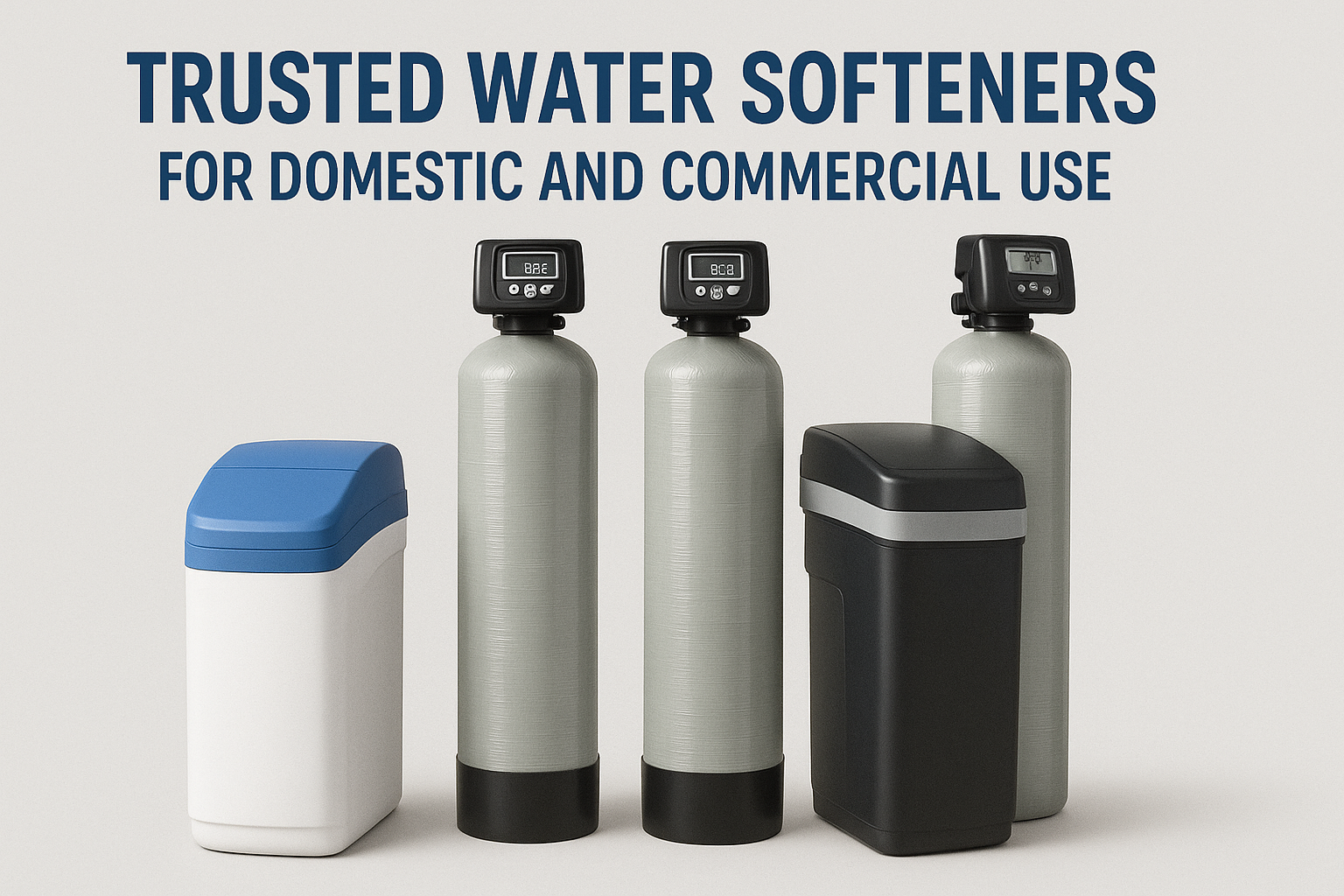 Trusted Water Softeners for Domestic and Commercial Use